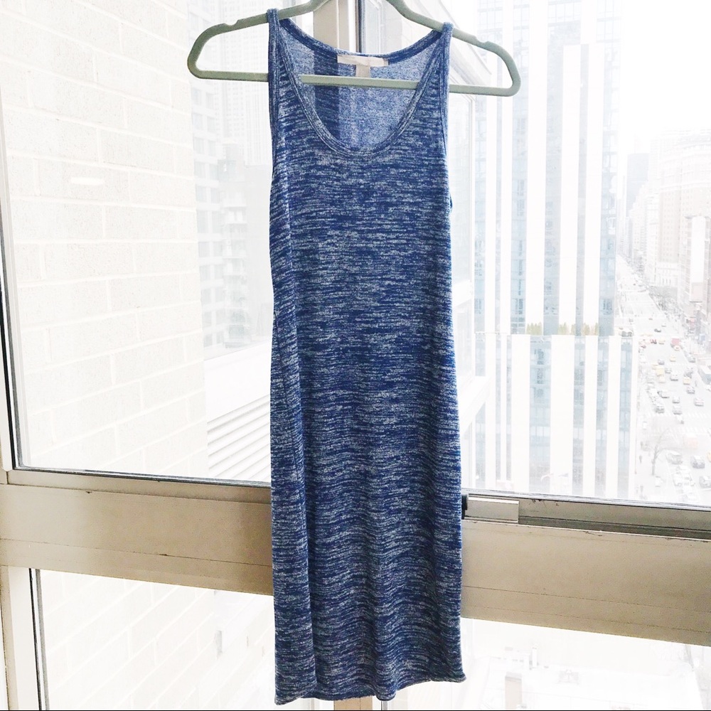 F21 Contemporary Stretchy Blue Dress